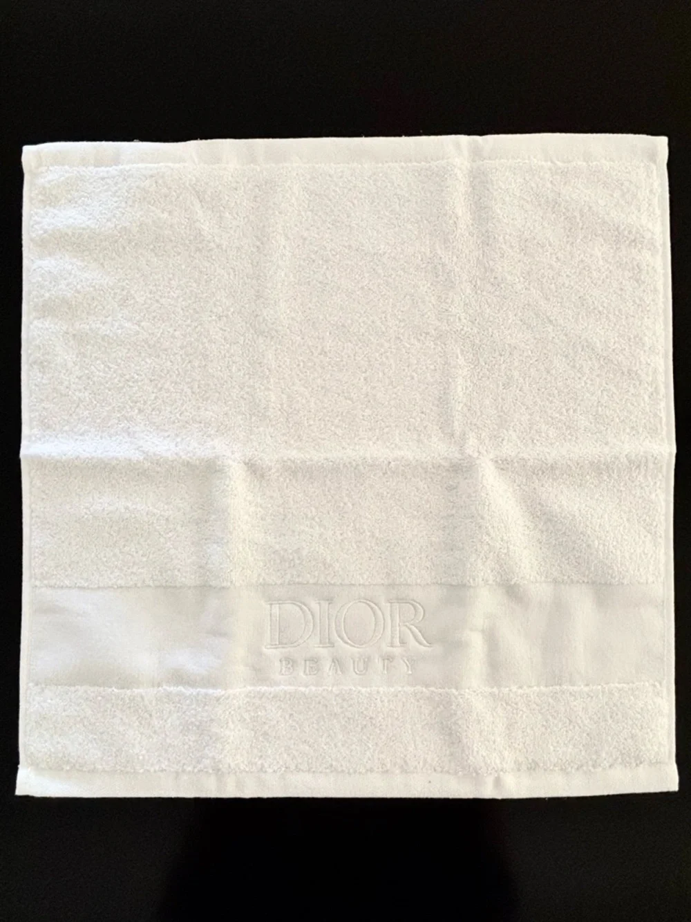 DIOR White Face Towel